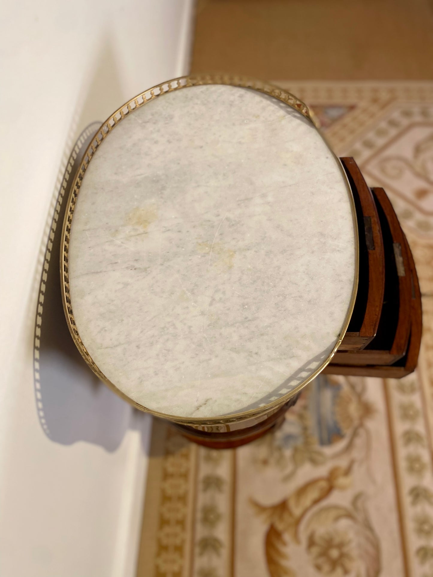 SALONTAFELTJE MAHONIE LOUIS XVI