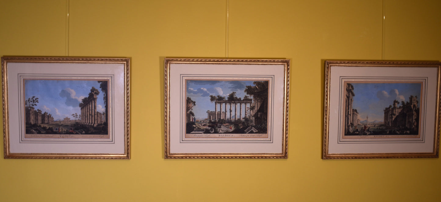 3 gravures Balbec