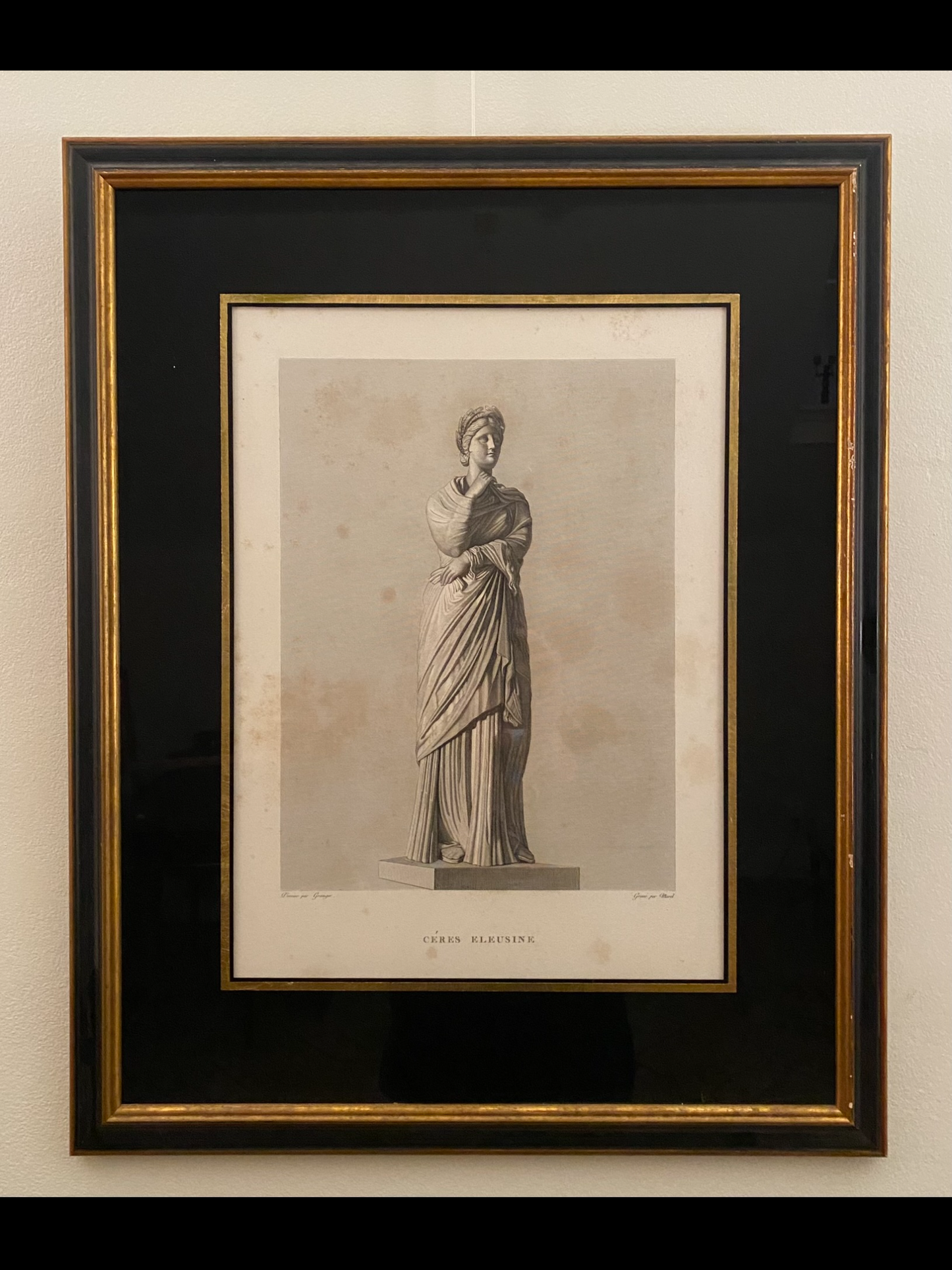 2 Neoclassicistische gravures van Ceres en Hygiëne