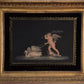 Paar kleurgravures Amor poetico en Amor volubile