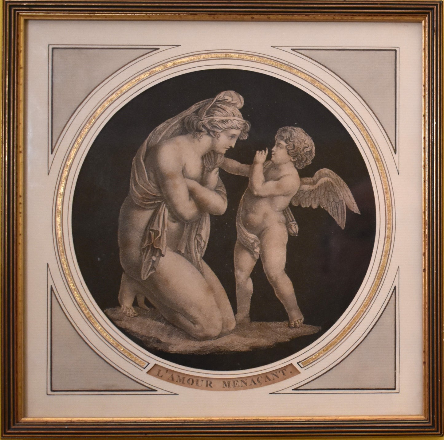 2 gravures Venus en Amor